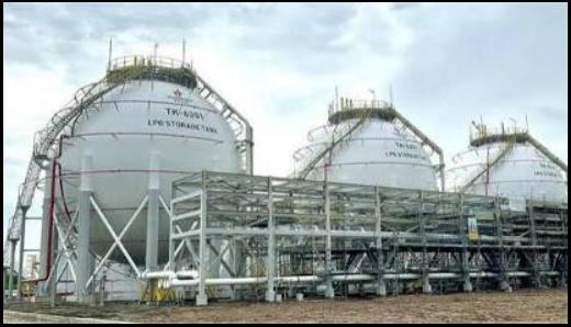 PV Gas operates three LPG storage tanks in southern Vietnam