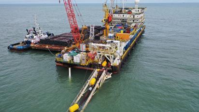 NCS2 Gas PL � Phase 2 Project (Beach Pull & Laying for 26″ CS pipeline  campaign) � Thien Nam Offshore JSC (TOS)